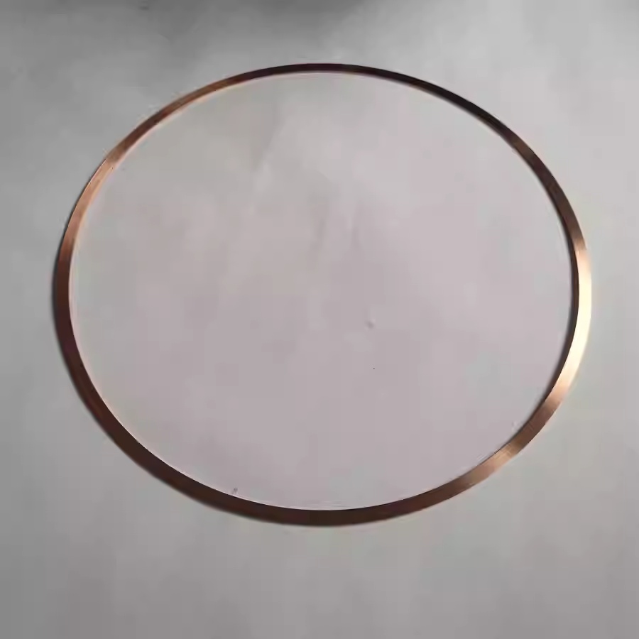 Customized CF knife-edge flange oxygen-free copper gaskets non-standard vacuum gaskets round high-temperature pressure resistant metal gaskets and sealing rings